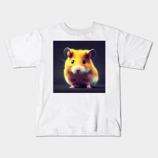 Colorful cute baby hamster Kids T-Shirt